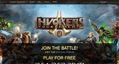 Desktop Screenshot of invokerstournament.com
